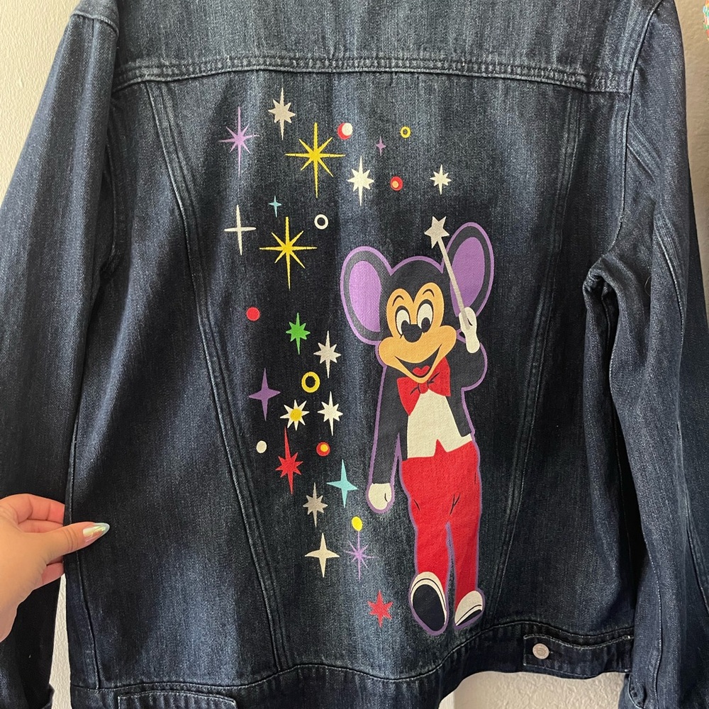 Disney Denim Jacket with Mickey - Main Street Electrical Parade Collection